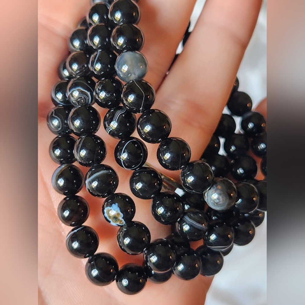 Genuine Black Onyx Bracelet